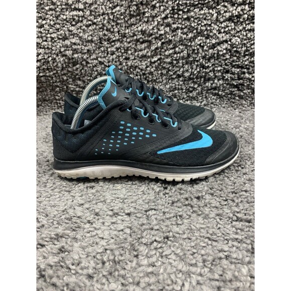 Nike Womens FS Lite Run 2 684667-009 Black Running Shoes Sneakers Size 6 - Picture 3 of 8